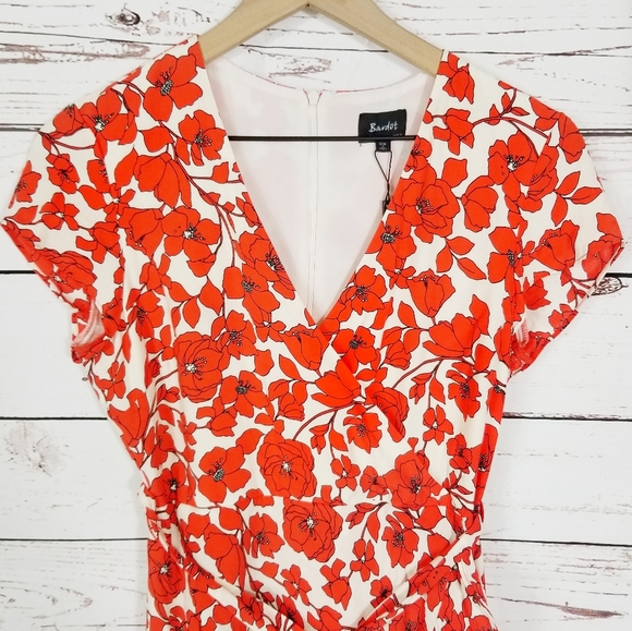 Bardot | Fiesta Floral Faux Wrap Dress NWT - Picture 3 of 6